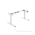 Bureau populaire trois étapes Corner Standing Desk Electric